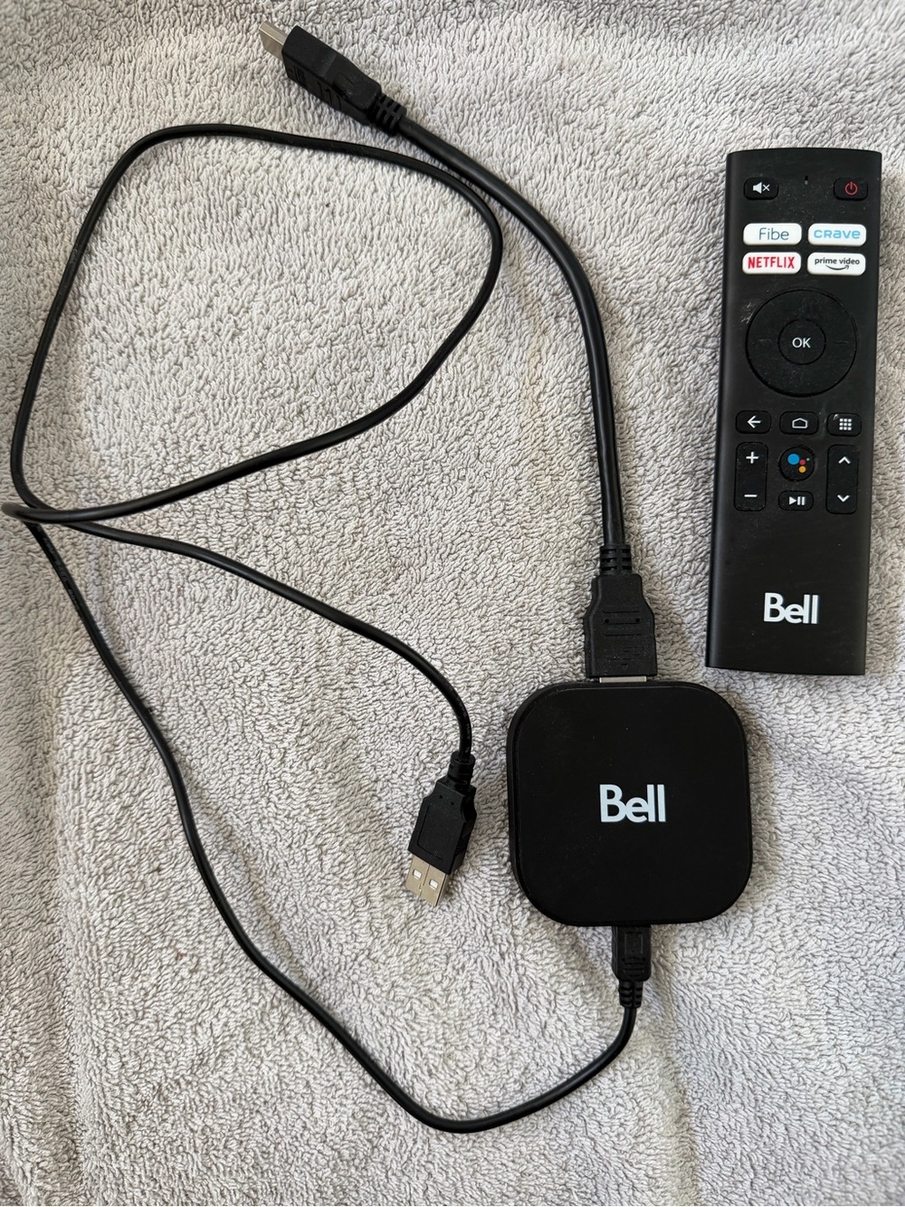 Bell portable Streaming TV Box with Remote